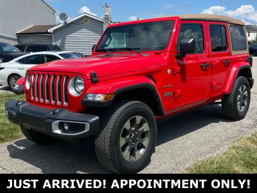 Red 2021 Jeep Wrangler Unlimited Sahara for sale in Noblesville, IN
