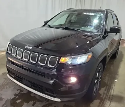 Black 2022 Jeep Compass Limited for sale in Noblesville, IN