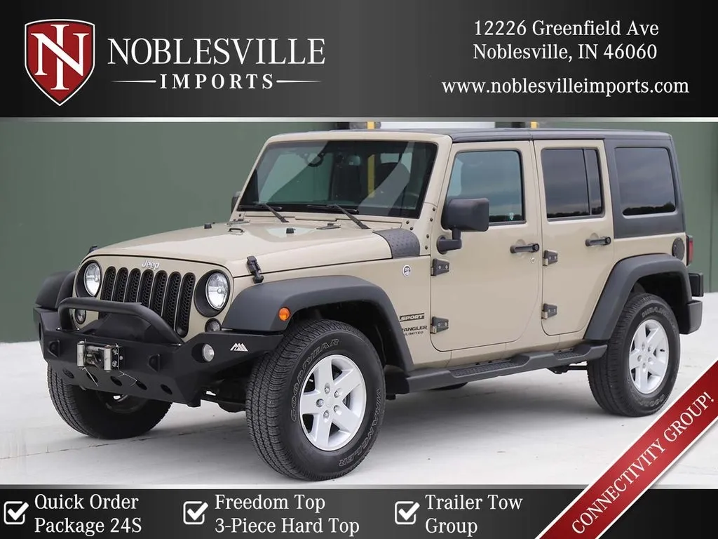 2017 Jeep Wrangler Unlimited Sport for sale in Noblesville, IN