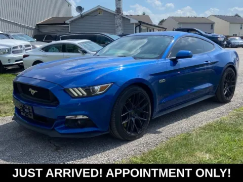 Blue 2017 Ford Mustang GT Premium for sale in Noblesville, IN