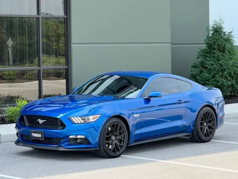 Blue 2017 Ford Mustang GT Premium for sale in Noblesville, IN
