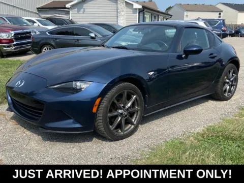 Blue 2021 Mazda Miata RF Grand Touring for sale in Noblesville, IN
