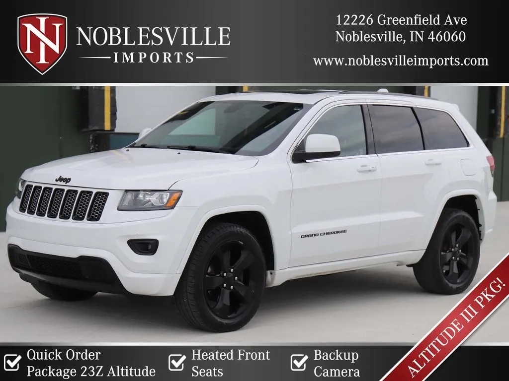 Used 2015 Jeep Grand Cherokee Altitude for sale in Noblesville, IN