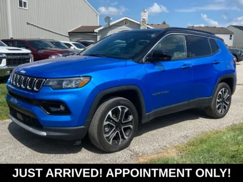 Blue 2023 Jeep Compass Limited for sale in Noblesville, IN