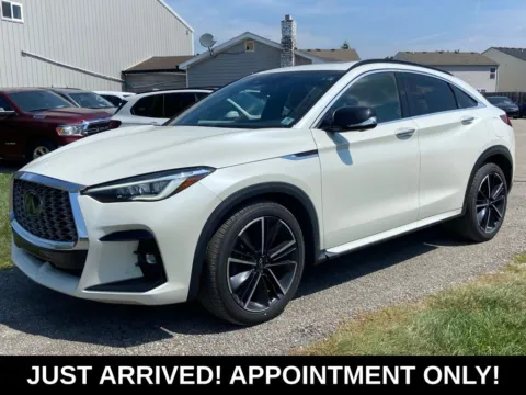 White 2022 INFINITI QX55 SENSORY for sale in Noblesville, IN