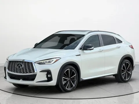 White 2022 INFINITI QX55 SENSORY for sale in Noblesville, IN