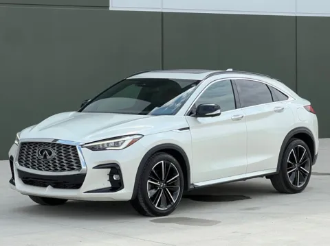 White 2022 INFINITI QX55 SENSORY for sale in Noblesville, IN