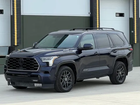 Blue 2024 Toyota Sequoia Platinum for sale in Noblesville, IN