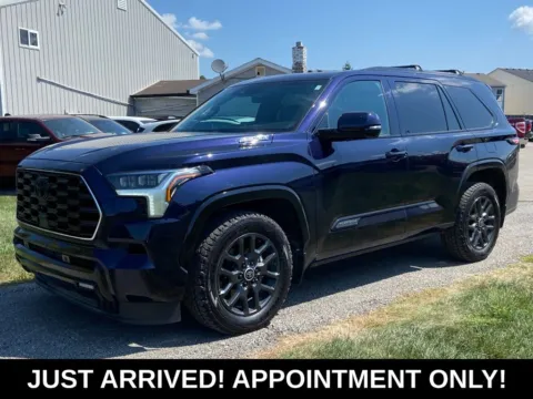 Blue 2024 Toyota Sequoia Platinum for sale in Noblesville, IN