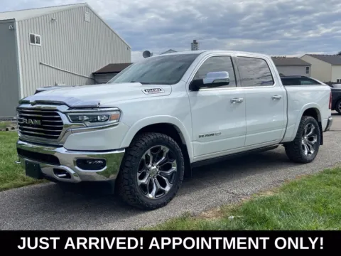 White 2021 Ram 1500 Laramie Longhorn for sale in Noblesville, IN