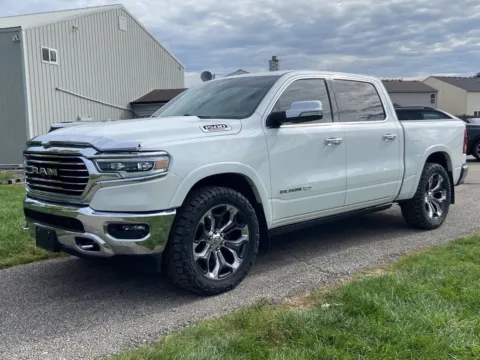 White 2021 Ram 1500 Laramie Longhorn for sale in Noblesville, IN