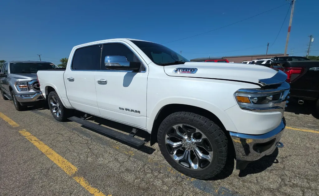 White 2021 Ram 1500 Laramie Longhorn for sale in Noblesville, IN