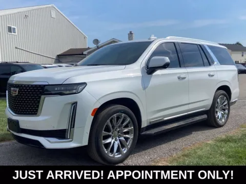 White 2021 Cadillac Escalade Premium Luxury for sale in Noblesville, IN