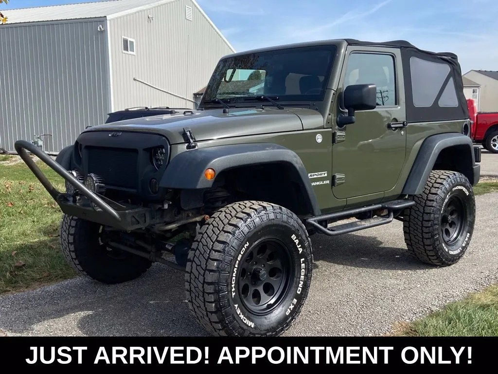 Green 2015 Jeep Wrangler Sport for sale in Noblesville, IN
