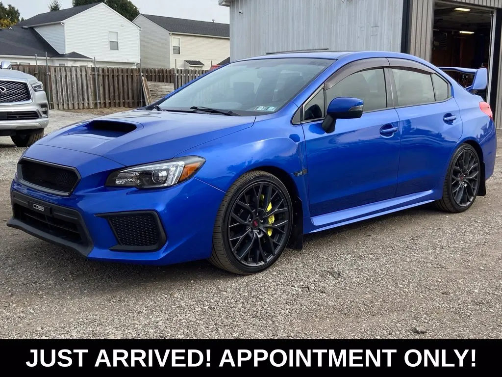 Blue 2018 Subaru WRX STi Limited for sale in Noblesville, IN