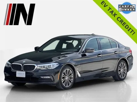 Black 2018 BMW 5 Series 530e xDrive iPerformance for sale in Noblesville, IN