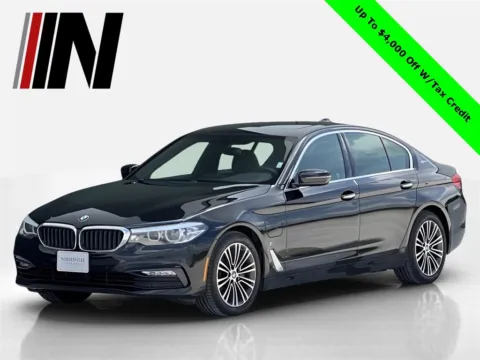 Black 2018 BMW 5 Series 530e xDrive iPerformance for sale in Noblesville, IN