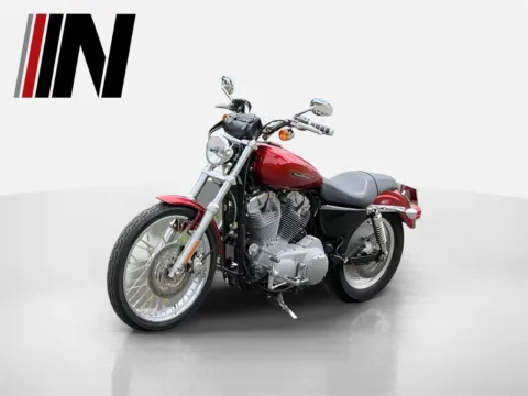 Red 2008 Harley-Davidson Sportster 883 Custom for sale in Noblesville, IN