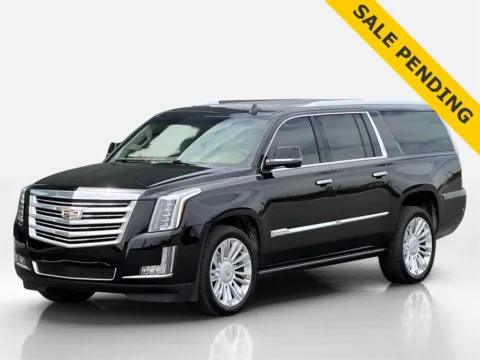Black 2015 Cadillac Escalade ESV Platinum for sale in Noblesville, IN