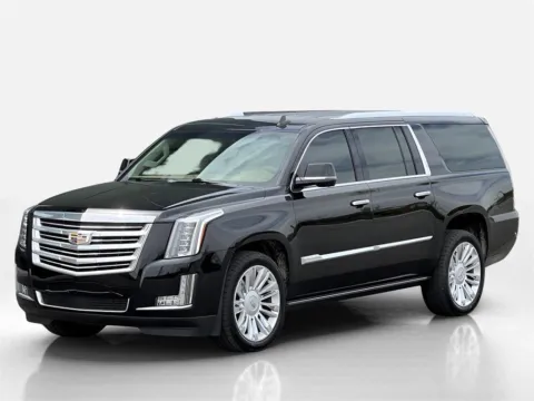Black 2015 Cadillac Escalade ESV Platinum for sale in Noblesville, IN