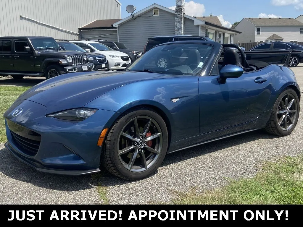 Blue 2019 Mazda MX-5 Miata Grand Touring for sale in Noblesville, IN