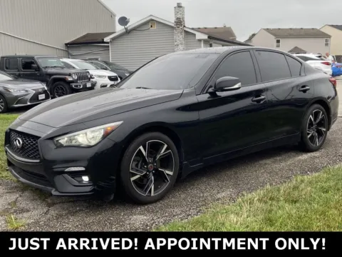 Black 2018 INFINITI Q50 3.0t LUXE for sale in Noblesville, IN