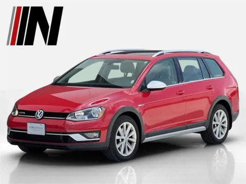 Red 2017 Volkswagen Golf Alltrack SE for sale in Noblesville, IN