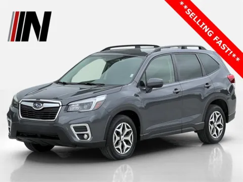 Gray 2021 Subaru Forester Premium for sale in Noblesville, IN