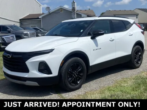 White 2021 Chevrolet Blazer LT for sale in Noblesville, IN