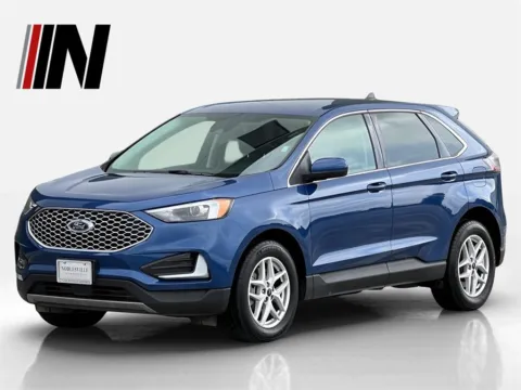 Blue 2024 Ford Edge SEL for sale in Noblesville, IN