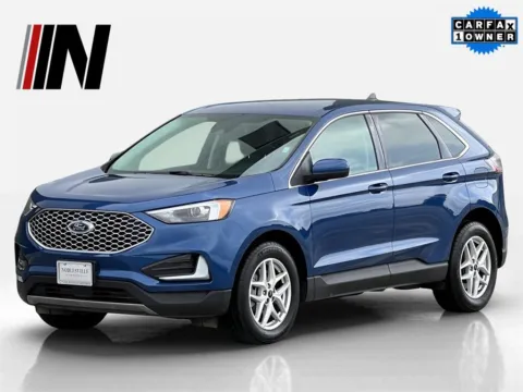 Blue 2024 Ford Edge SEL for sale in Noblesville, IN