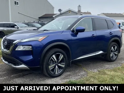 Blue 2022 Nissan Rogue Platinum for sale in Noblesville, IN