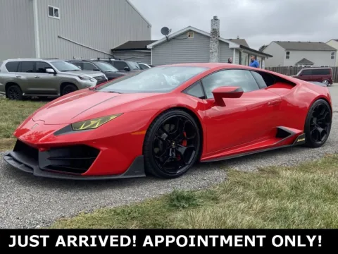 Red 2017 Lamborghini Huracan LP580-2 for sale in Noblesville, IN