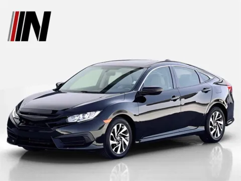 Black 2018 Honda Civic Sedan EX for sale in Noblesville, IN