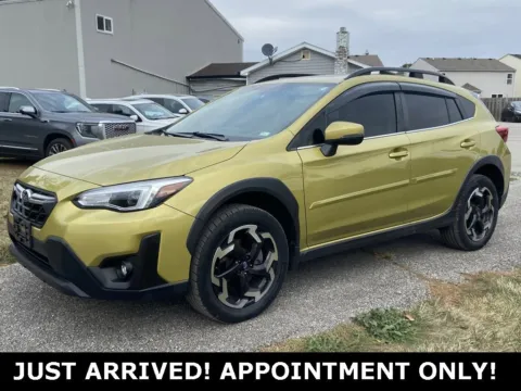 Yellow 2021 Subaru Crosstrek Limited for sale in Noblesville, IN