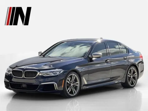 Black 2020 BMW 5 Series M550i xDrive for sale in Noblesville, IN