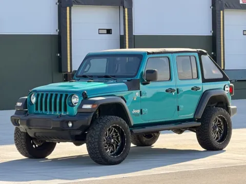 Blue 2020 Jeep Wrangler Unlimited Sport S for sale in Noblesville, IN