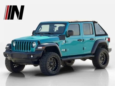 Blue 2020 Jeep Wrangler Unlimited Sport S for sale in Noblesville, IN
