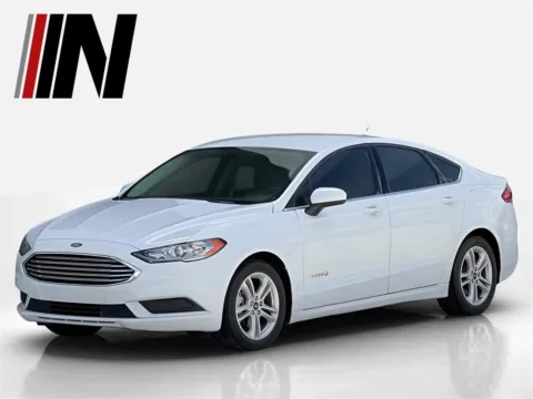 White 2018 Ford Fusion Hybrid SE for sale in Noblesville, IN