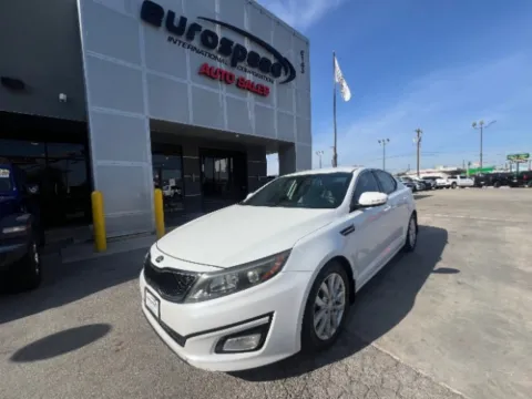 White 2015 Kia Optima EX for sale in San Antonio, TX