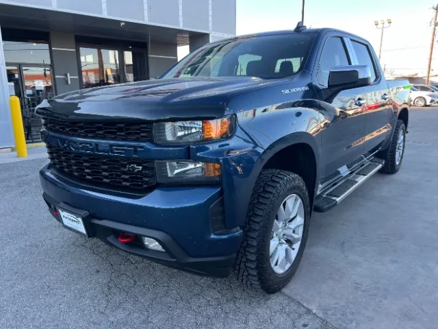 Blue 2020 Chevrolet Silverado 1500 Custom for sale in San Antonio, TX