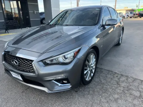 Gray 2020 INFINITI Q50 3.0T Luxe for sale in San Antonio, TX