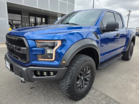 Blue 2018 Ford F-150 Raptor for sale in San Antonio, TX