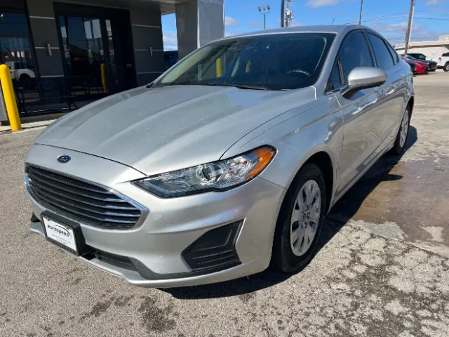 Silver 2019 FORD FUSION S for sale in San Antonio, TX