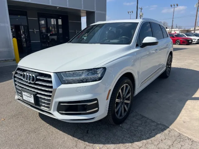 White 2018 Audi Q7 3.0T Quattro Prestige for sale in San Antonio, TX