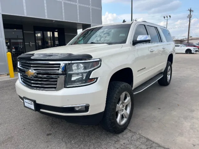 White 2015 Chevrolet Suburban LTZ 2WD for sale in San Antonio, TX