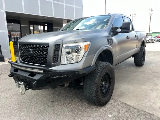 Silver 2019 Nissan TITAN XD PRO-4X Diesel for sale in San Antonio, TX