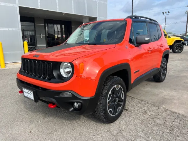 Orange 2016 Jeep Renegade Trailhawk for sale in San Antonio, TX