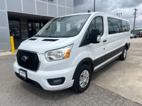 White 2021 Ford Transit-350 Passenger Van XLT for sale in San Antonio, TX