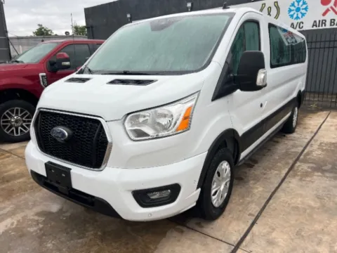 White 2021 Ford Transit-350 Passenger Van XLT for sale in San Antonio, TX